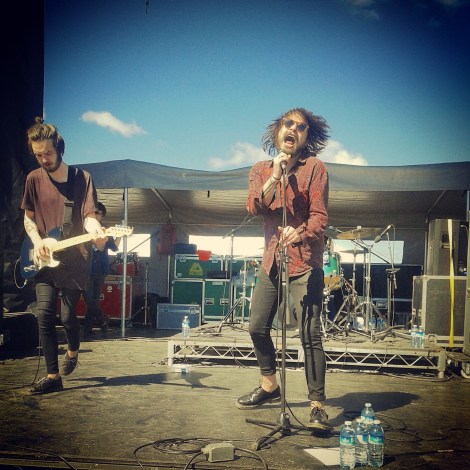 Aidan and James Coogan at Riot Fest Toronto